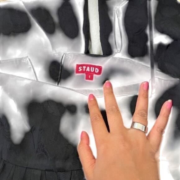 Staud Floral Pleated Jumpsuit with Pockets! - Picture 9 of 13